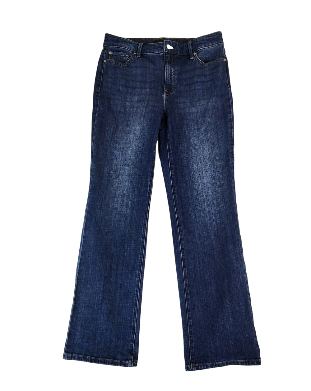 Talbot Womens Barely Bootcut Jeans Size 10 Blue Denim High Rise Classic #1838